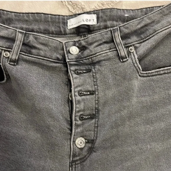 LOFT High Rise Women Jeans in Gray - Picture 2 of 6
